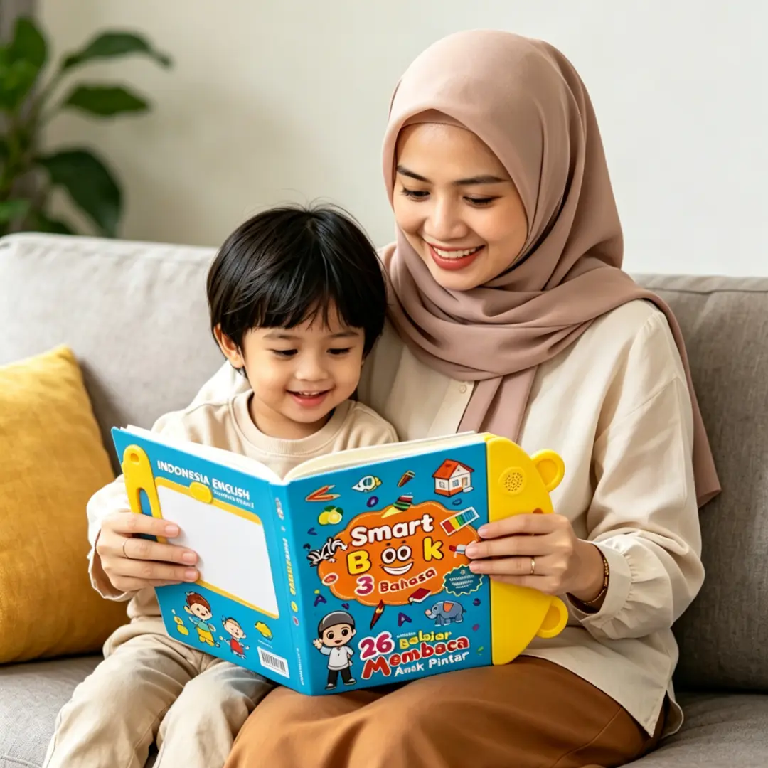 Buku Edukasi Bersuara Anak Interaktif Sentuh Suara Banyak Lagu Anak Indonesia Dan Internasional Belajar Bahasa Asing Untuk Anak Prasekolah Usia 3-6 Tahun Belajar Digital Anak 2026 (COD Tersedia)