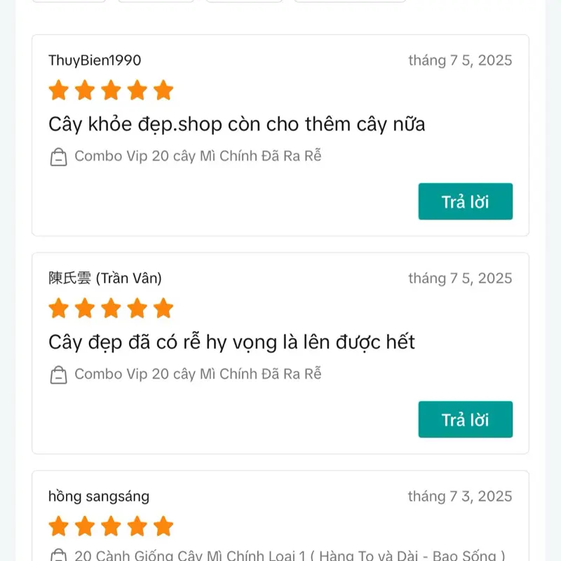 Combo Vip 10 Cây Giống  - Chuẩn Giống, Siêu Ngọn, Dễ Trồng, Ăn Giòn, Ngọt, Tốt Cho Sức Khoẻ 7