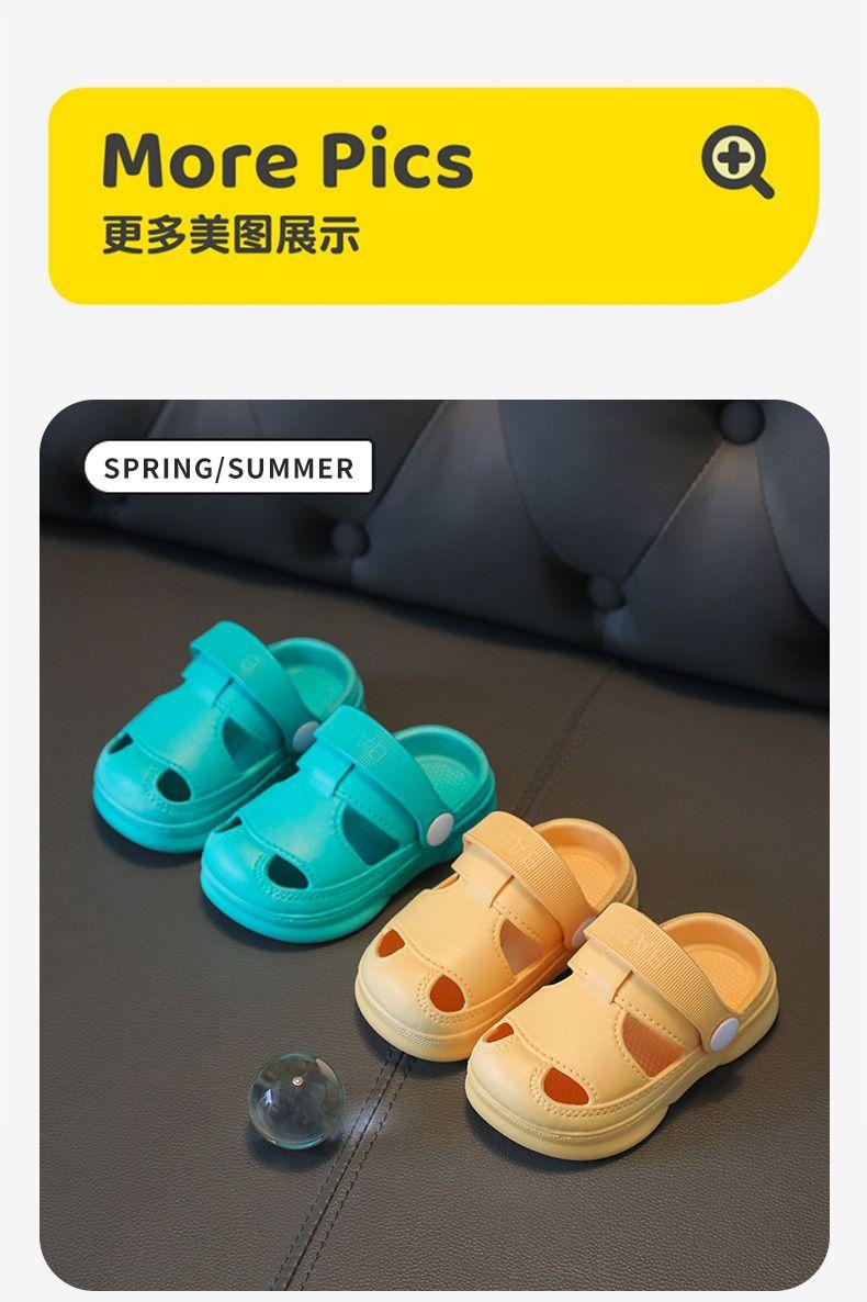 Product Introduction of Dép Lê Trẻ Em, Siêu Mềm, Chống Trượt, Thích Hợp Cho Mẫu Giáo, Thiết Kế Dễ Thương, Giày Khoét Lỗ Mùa Hè, Cho Bé Trai Và Bé Gái, Đế Mềm Cho Em Bé Và Trẻ Mới Biết Đi 17