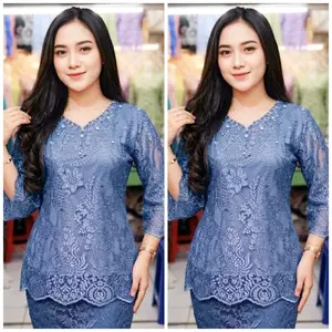 ATASAN BLUS WANITA RENDA SEMI PRANCIS PREMIUM