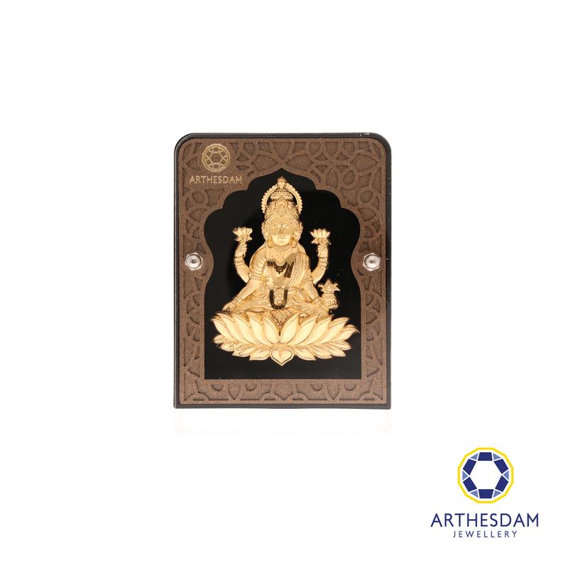 Product Introduction of Arthesdam Jewellery 999 Gold Goddess Lakshmi Display Frame 8