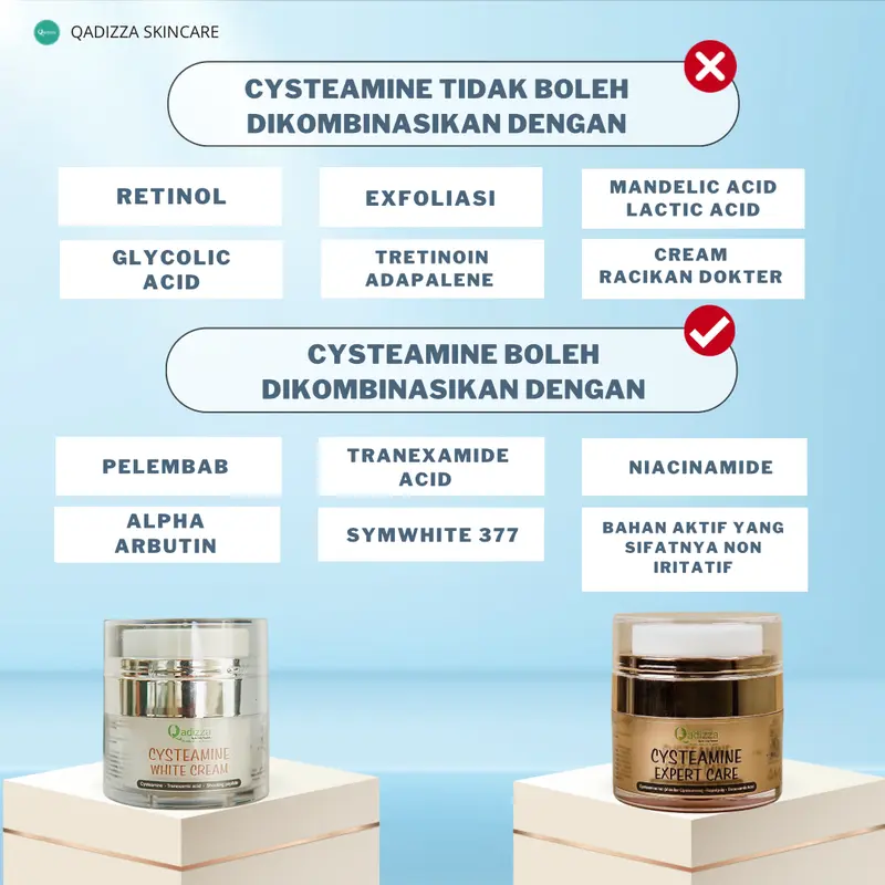 QADIZZA CYSTEAMINE EXPERT GOLD Micellar Cysteamine 5% + Tranexamoyl Dipeptide + Soothing Peptide 5