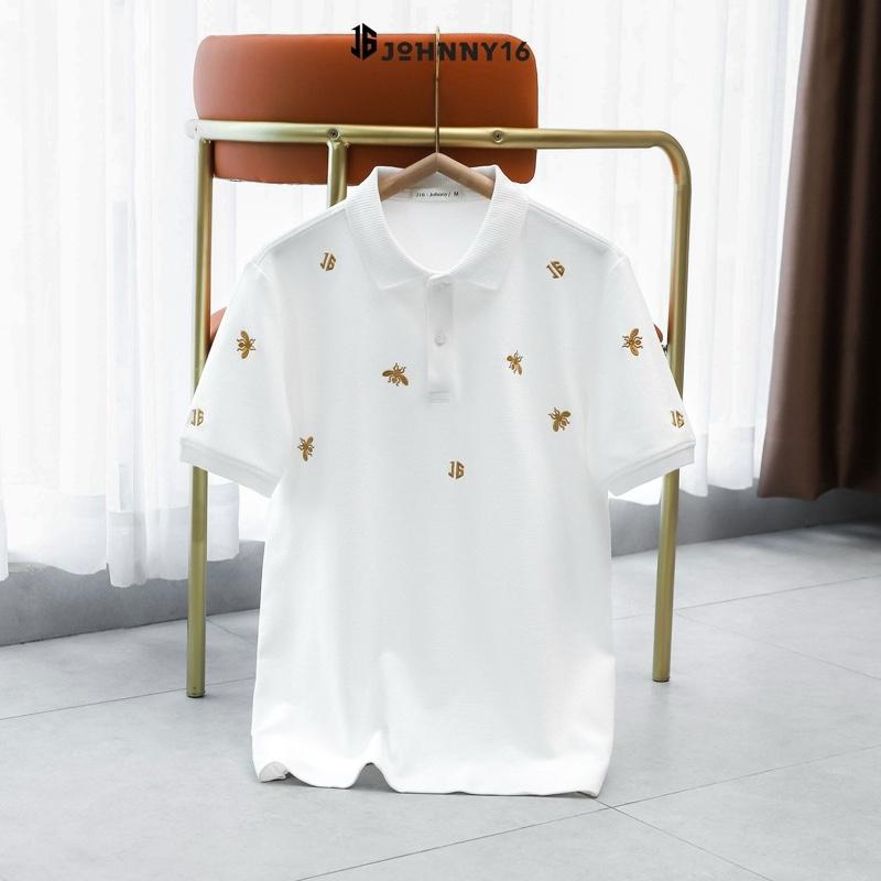 Áo Thun Polo Nam WILLIAM vải gân bât thang cotton, nam tính, chỉn chu, sang trọng co giãn 4 chiều chống nhăn, thoáng mát - J16 Menswear Top