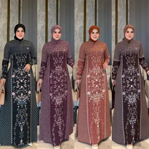 Arvella Dress by Zahra - Gamis Terbaru Simpel Casual dan Elegan