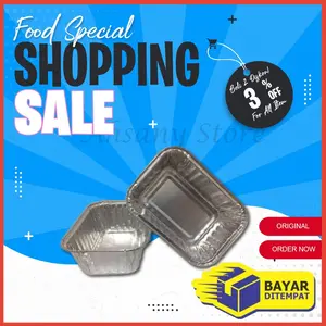 Alumunium Foil Cup Tray BX984519 Plus Tutup