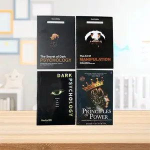 Paket 4 Buku The Principles Of Power - Dark Psychology - The Art Of Manipulation - The Secret Of Dark Psychology ( Isi 4 Buku )