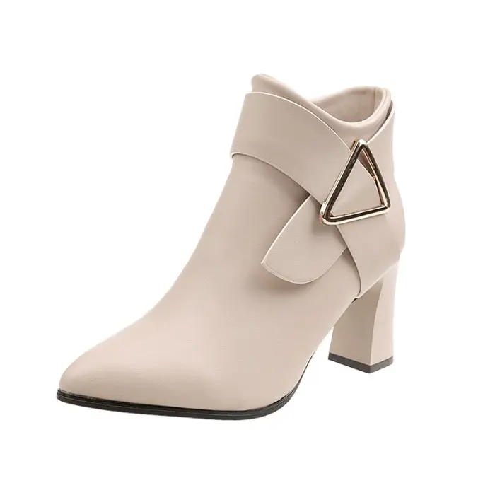 Bagus [Jy] 1506 Sepatu Wanita Heels Hak 911 Boots Elegan Canti 1