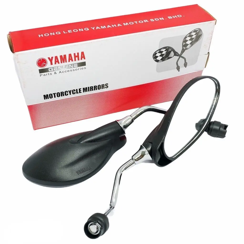 SIDE MIRROR BATANG CHROME ORIGINAL THAILAND YAMAHA Y125ZR/Y110/RXZ/LC135/SRL/Y15ZR/LAGENDA/NVX155/Y125Z/Y125Z