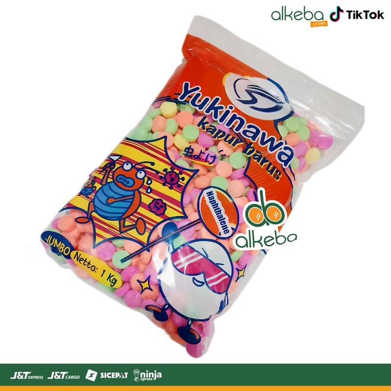 Kamper Yukinawa 1 Kg Warna - Kamper Napthalene Warna Kiloan Kayu 1