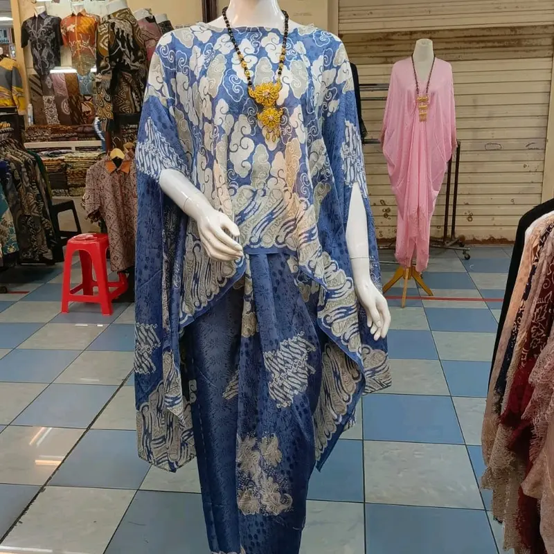 BAJU SET BATIK MODEL KALONG TANGAN BELAH VISCOSE SEMI SUTERA | ALL VARIANT | ALL COLOR | ONE SIZE Lilit 0