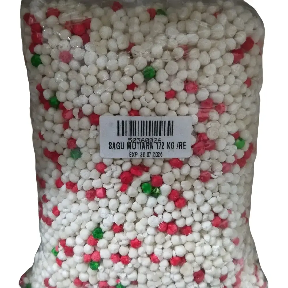 sagu Mutiara/Sagu pearl berbentuk bulat kecil kecil