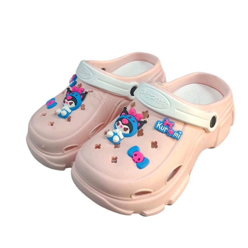 crock baim kuromi sandal sepatu anak perempuan, karet empuk dan ringan elegan dan trendy Fashion Kaki 3