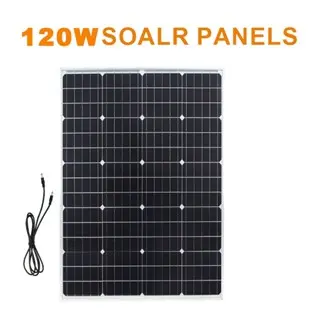 PBSOLAR panels 120w outdoor power charger dc usb output fast charging original waterproof Home Foldable and easy to store solar panels