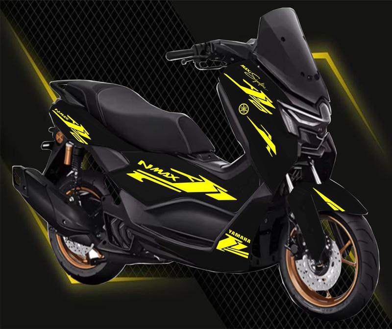 Product Introduction of STRIPING CUTTING STICKER YAMAHA NMAX 2025 ALL NEW NEO S TURBO LIS VARIASI STIKER Motorcycle 1