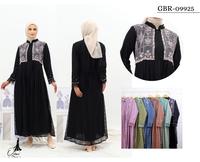 Gambar GAMIS OZIAS BROKAT IMPORT 09925 LD 105 I Gamis Pesta Simpel I Gamis Busui Friendly Nyaman - hitam dari Ozias.id Kota Administrasi Jakarta Barat 1 Tokopedia