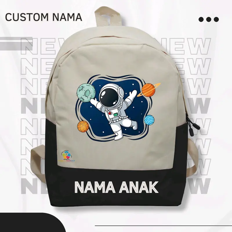 Tas Ransel Backpack anak karakter Asronout - anak Sekolah TK SD Rekomended Banget Termurah dan (Free Nama) 4