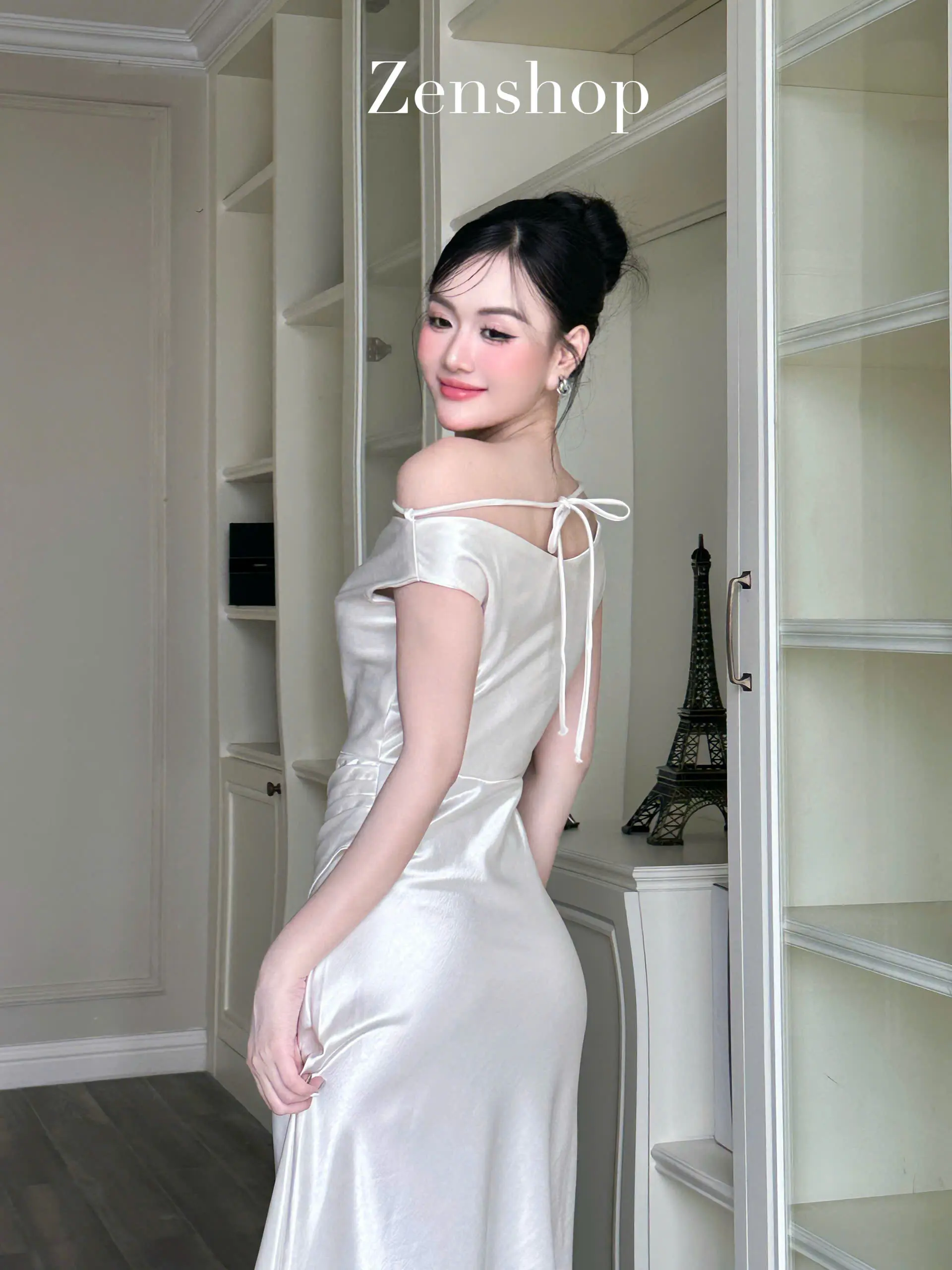 Đầm Lụa Trễ Vai Xếp Ly Eo Ôm Body Sang Trọng | Thanh Lịch - MAYLA Dress | BigBuy360 - bigbuy360.vn Đầm Lụa Trễ Vai Xếp Ly Eo Ôm Body Sang Trọng | Thanh Lịch - MAYLA Dress | BigBuy360 - bigbuy360.vn