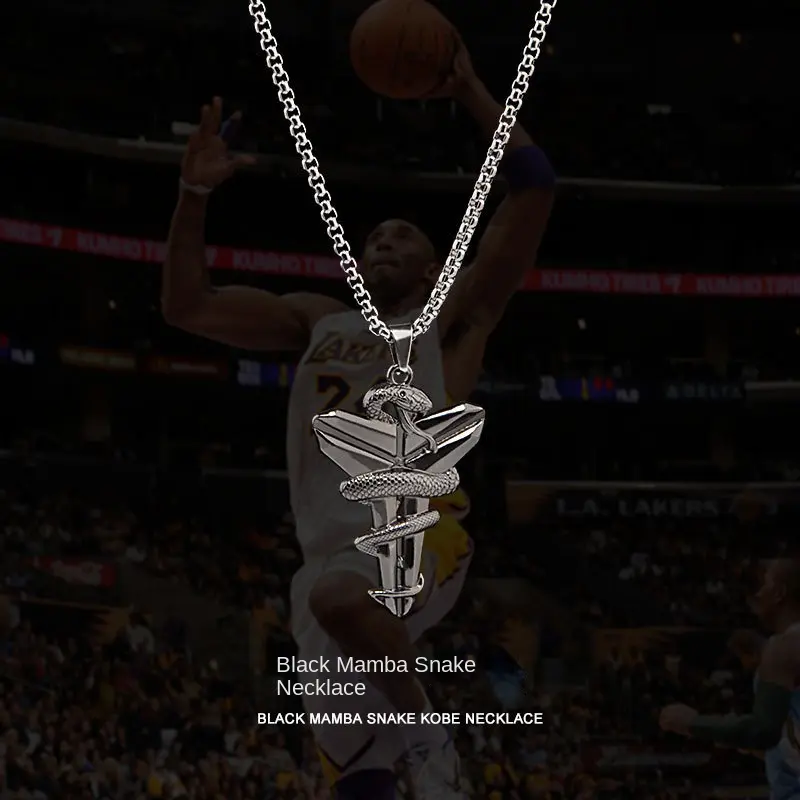 Mặt Dây Chuyền Kobe Mamba Viper, Kỷ Niệm Hip Hop, Làm Bằng Thép Titan, Đồ Trang Trí Người Hâm Mộ Bóng Rổ, Ý Tưởng Quà Tặng Tuyệt Vời Charm Voi 3
