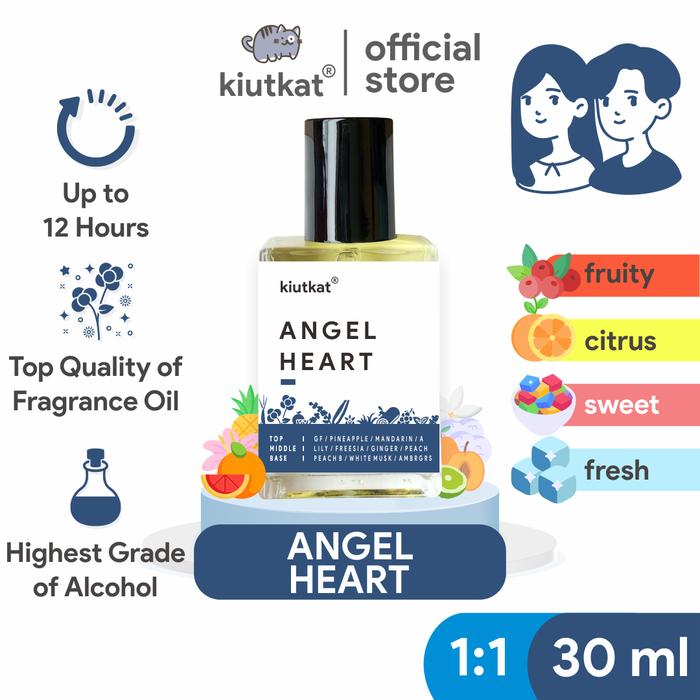 Gambar ANGEL HEART by KIUTKAT - Parfum Wanita Original Isi 30ml | Searah ANGEL HEART dari kiutkat Kab. Lumajang Tokopedia
