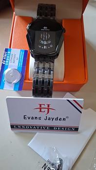 Product Review of DISKON  Evans Jayden Jam Tangan Pria 9953-1 Rantai Stainless Steel Analog Sapphire Glass Water Resistant 5ATM Watches Kaca from A**n 2