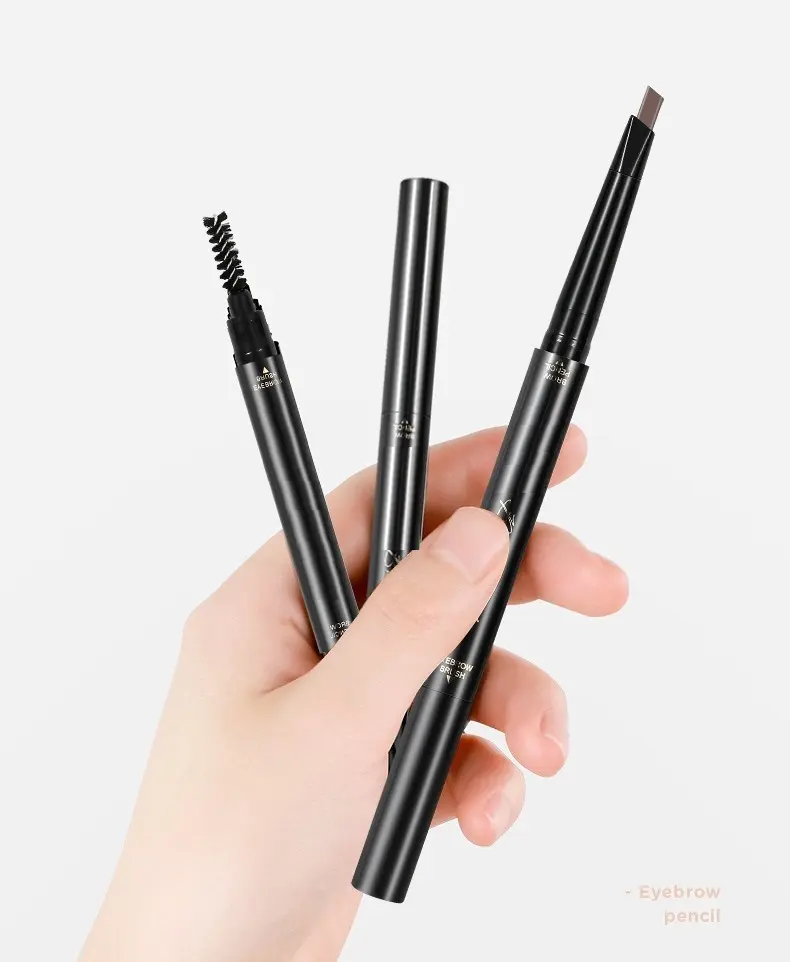 Pensil Alis Putar Berkepala Dua Eyebrow Pencil 809 Tahan Lama 7 Pilihan Warna