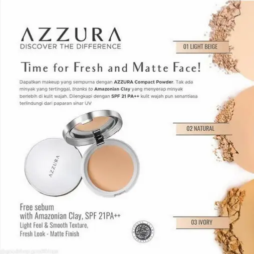 AZZURA TWO WAY CAKE (BEDAK PADAT) 3