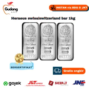 Silver Bar Heraeus swiss/switzerland bar 1kg