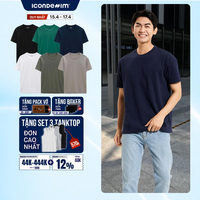 Áo Thun Basic ICON DENIM Printed ATID0190