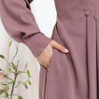 Gambar SHABIYAN-552 Gamis Harian Wanita Muslimah Kekinian - Black, M dari shabiyan Kota Administrasi Jakarta Selatan 4 Tokopedia