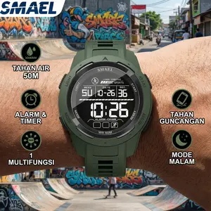 SMAEL  8105  Jam Tangan Gaya Modern Anti Air & Multifungsi