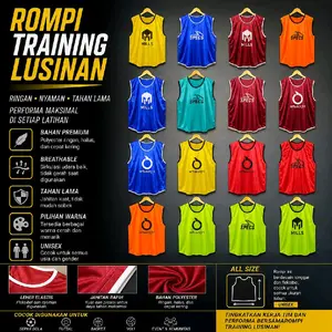 ROMPI OLAHRAGA UNTUK DEWASA | ROMPI LATIHAN | ROMPI FUTSAL | ROMPI BOLA | ROMPI MURAH BERKUALITAS | READY STOK Uniseks Berpori Nyaman Anti Air