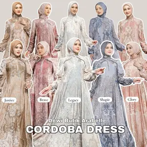 READY CORDOBA STYLE 2 & 3 ARABELLE SCARF OFFICIAL STORE DEWI BUTIK ARABELLE SERIES FAMSET SARIMBIT  LEBARAN 2026 DRESS WANITA TERBARU PREMIUM CERUTY BABY DOLL PRETTY SILKY PREMIUM
