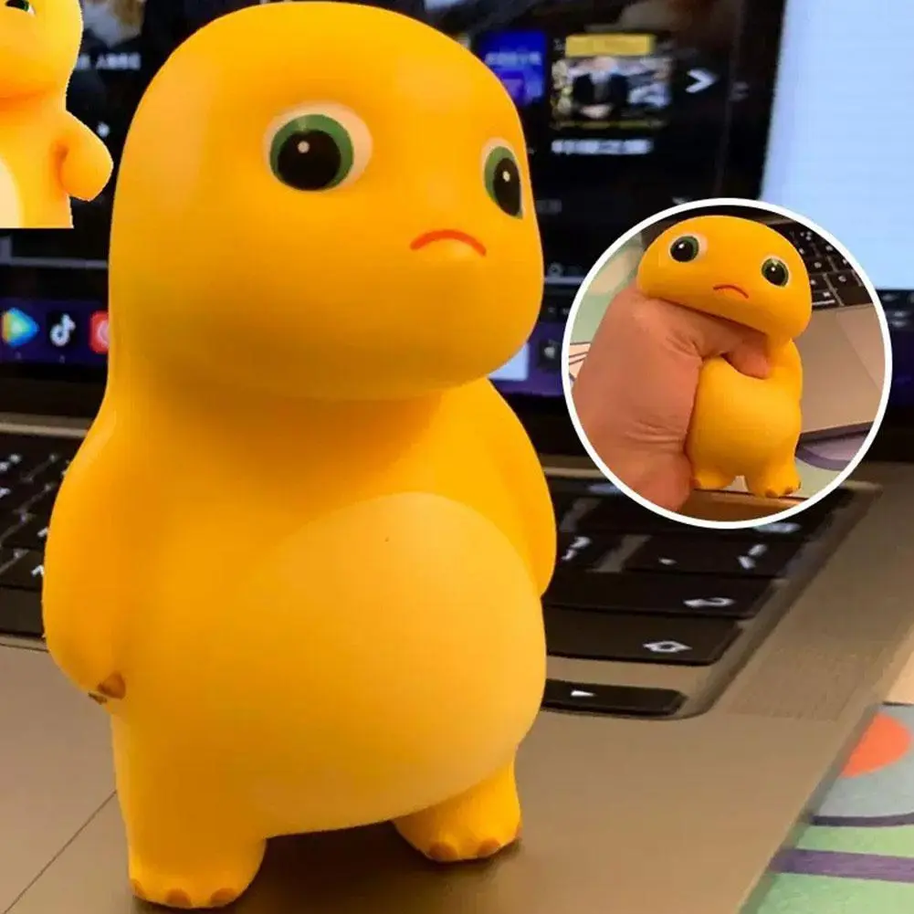 Stress Relief Dinosaur Toy Litt Milk Dinosaur Decompression Toy Cute Girly Yellow Toy Decompression Toys Children's Tricky Toys