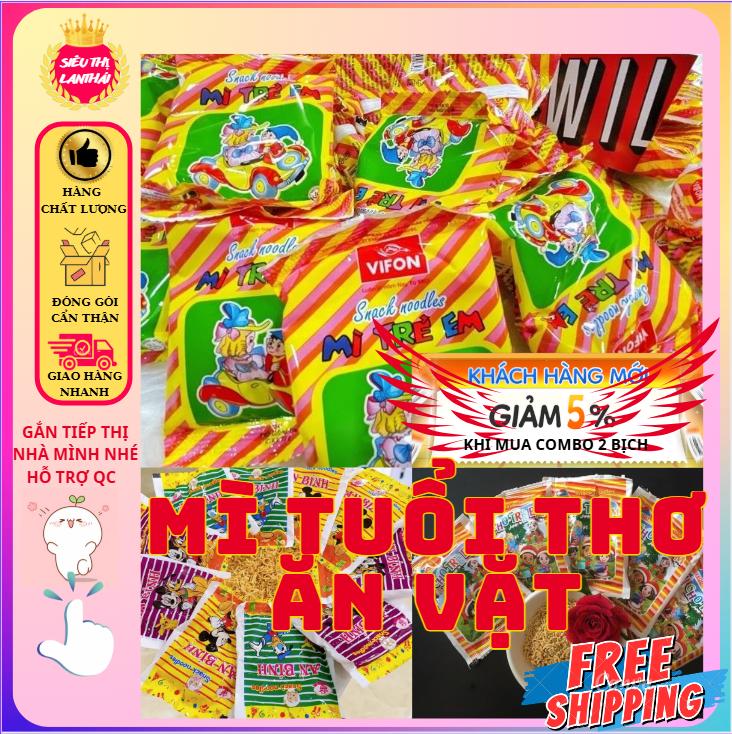 [TOP ĂN VẶT] MÌ TÔM TRẺ EM VIFON-AN BÌNH-VIEFOO 1 BỊCH - 50 GÓI  - MÓN ĂN VẶT TUỔI THƠ Food