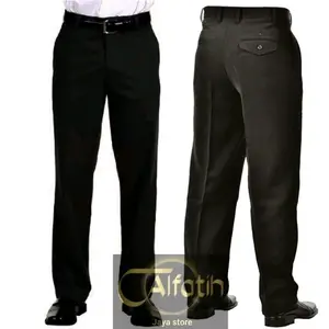 celana formal/sekolah saku 2 depan, 1 belakang dengan bahan dril untuk smp/sma,mts /MA , buat kerja /magang dll Pria