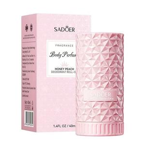 SADOER Roll On Body Perfume 40ml Long Lasting Fragrance Refreshing Portable Antiperspirant Deodorant For All Day Freshness