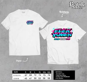 Kaos Elek YOben penting Barange Dewe Doble soft Tebal