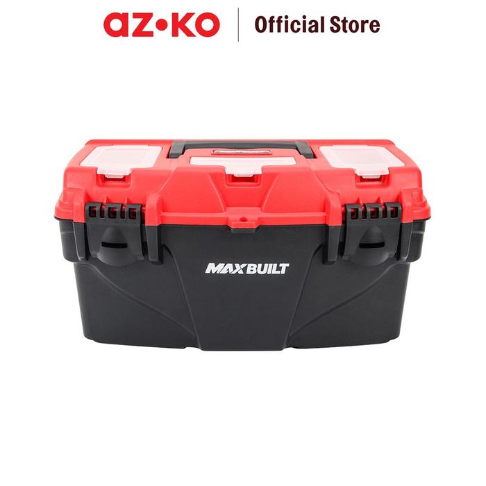 Gambar AZKO Maxbuilt Kotak Perkakas Plastik 39x22x19 cm - Hitam Kotak Penyimpanan Container Box Tempat Penyimpanan Barang Toolbox Kotak Alat Tempat Perkakas Storage Box dari AZKO ID Kota Administrasi Jakarta Pusat Tokopedia