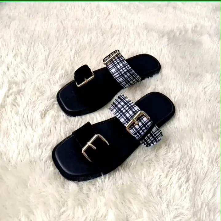 Sandal Wanita Sandal Tali Gesper Terbaru Sandal Fashion Wanita Sendal Merah Cewek