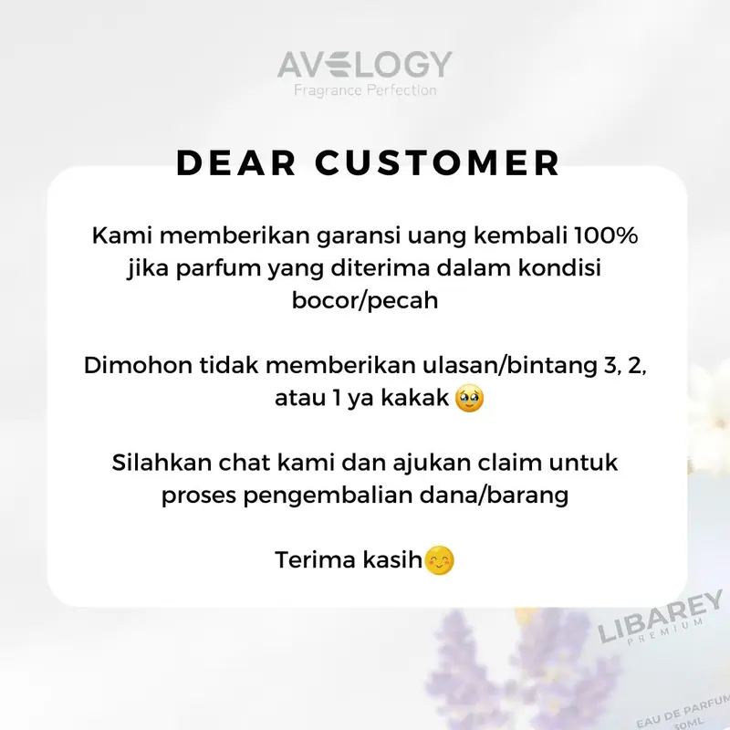 AVELOGY X MTYN 55ML 3 Botol Luxury Dream EDP Tahan Lama SPL Tinggi Aroma Elegan Mewah Mahal 5