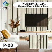 Gambar Joyful Home Interior Wood Panel WPC 30CM x 290CM Tebal 9MM -1 DUS- Motif Urat Kayu Dekorasi Rumah Mewah Anti Air & Tahan Api High Quality - P-01 10 LONJOR dari Joyful Home Interior Sby Kota Surabaya 5 Tokopedia