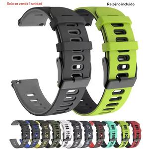 Correa de reloj de silicona (solo correa), correa de reloj de repuesto para Samsung Galaxy Watch 5 Pro/6/5/4/Classic/Active 2/Gear S3, accesorios para reloj inteligente, wearable