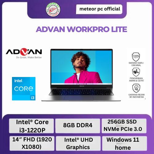 Advan WorkPro Lite intel core i3-1220p 8gb/256gb/win 11/14'' ips/grey 0