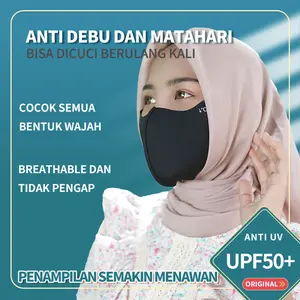 TERBARU MASKER ICE SILK ANTI DEBU ANTI UV TIDAK MENJEPIT TELINGA BREATHABLE TIDAK PENGAP MASKER PELINDUNG