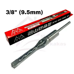 MATA BOR BOBOK KAYU 1/2" & 3/8 MATA CHISEL TATAH BOBOK  /HOLLOW MORTICE Chisel & Blitz 12,7 - MING SHAN