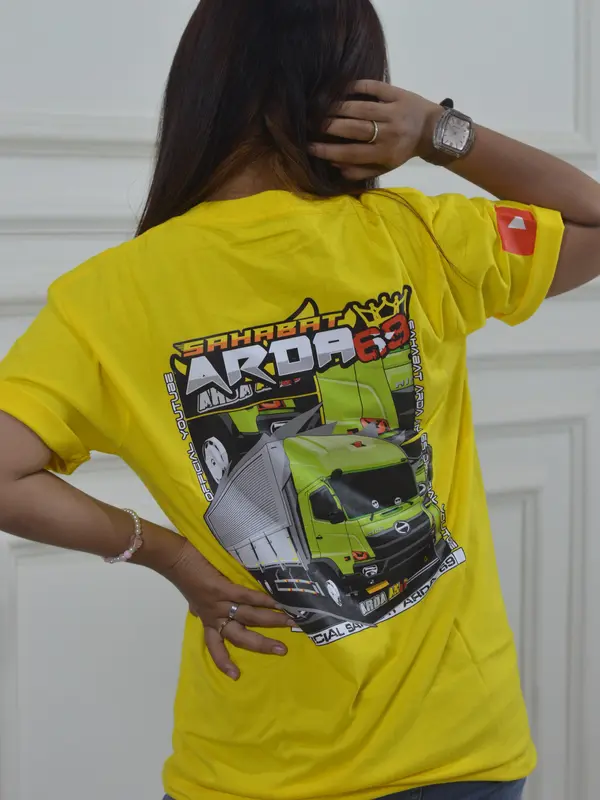 Kaos SAHABAT ARDA 69 (tebal bahan combed 24s) Lembut Katun Sablon 1