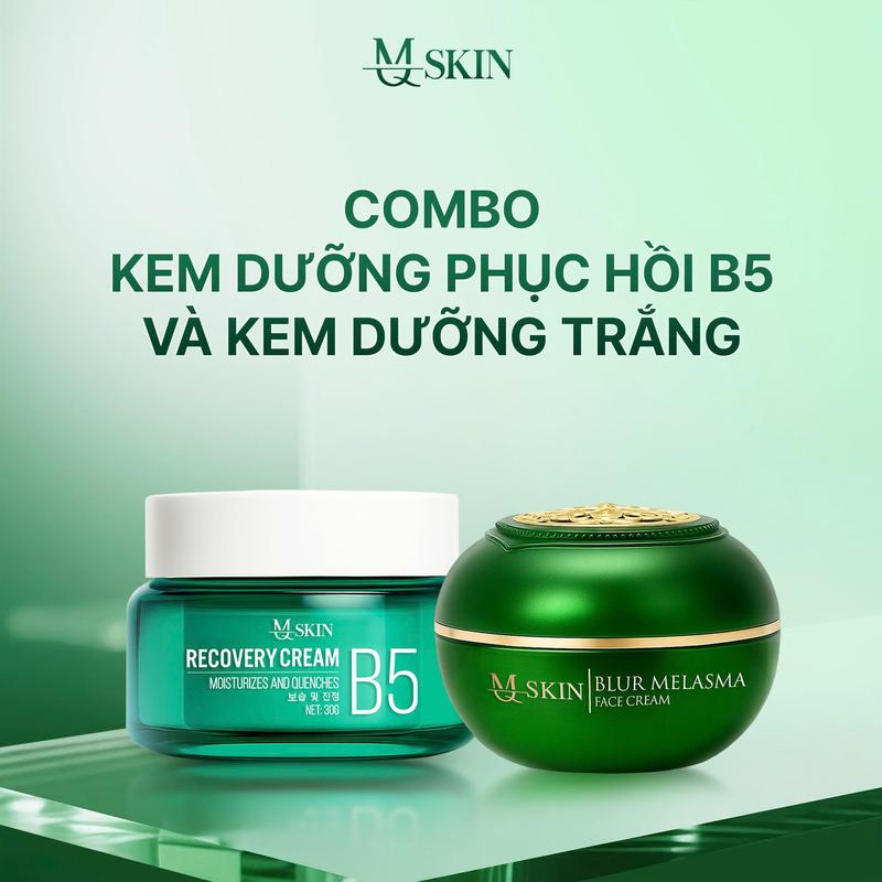 MQSKIN COMBO DƯỠNG NGÀY ĐÊM B5 + KEM DƯỠNG TRẮNG