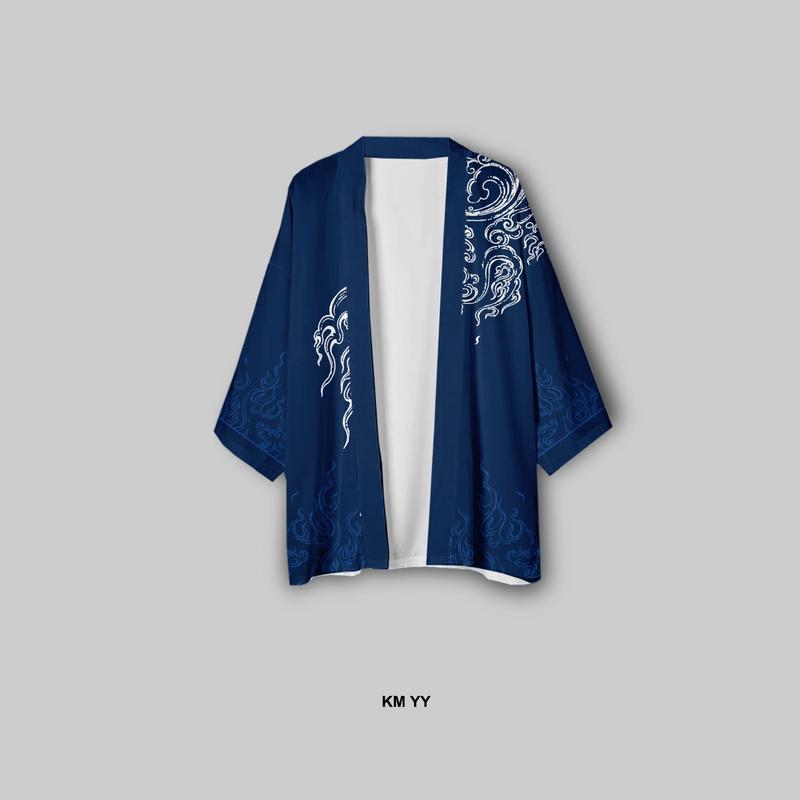 Kimono Outer Outwear Casual  FullPrint 3R YY 2