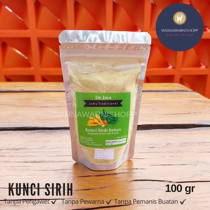 Minuman Sari Jahe Merah Instan Beras Kencur Temulawak Kunyit Asam Sinom Kunci Sirih Kunyit Putih 100 gr Organik Air 3