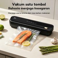 Gambar HAN RIVER Vacuum Sealer Alat Vakum Makanan Dry & Wet Mode Frozen Food (Free 20pcs Plastik) - white dari HANRIVER LifeStyle Kab. Tangerang 2 Tokopedia